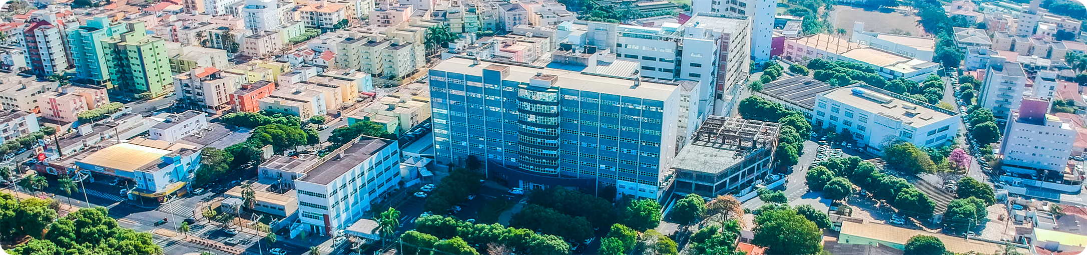 Vista aérea do Hospital de Base